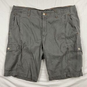 Tommy Bahama Mens Cargo Shorts Size 42 Gray Relax Fit Outdoor Cotton Casual